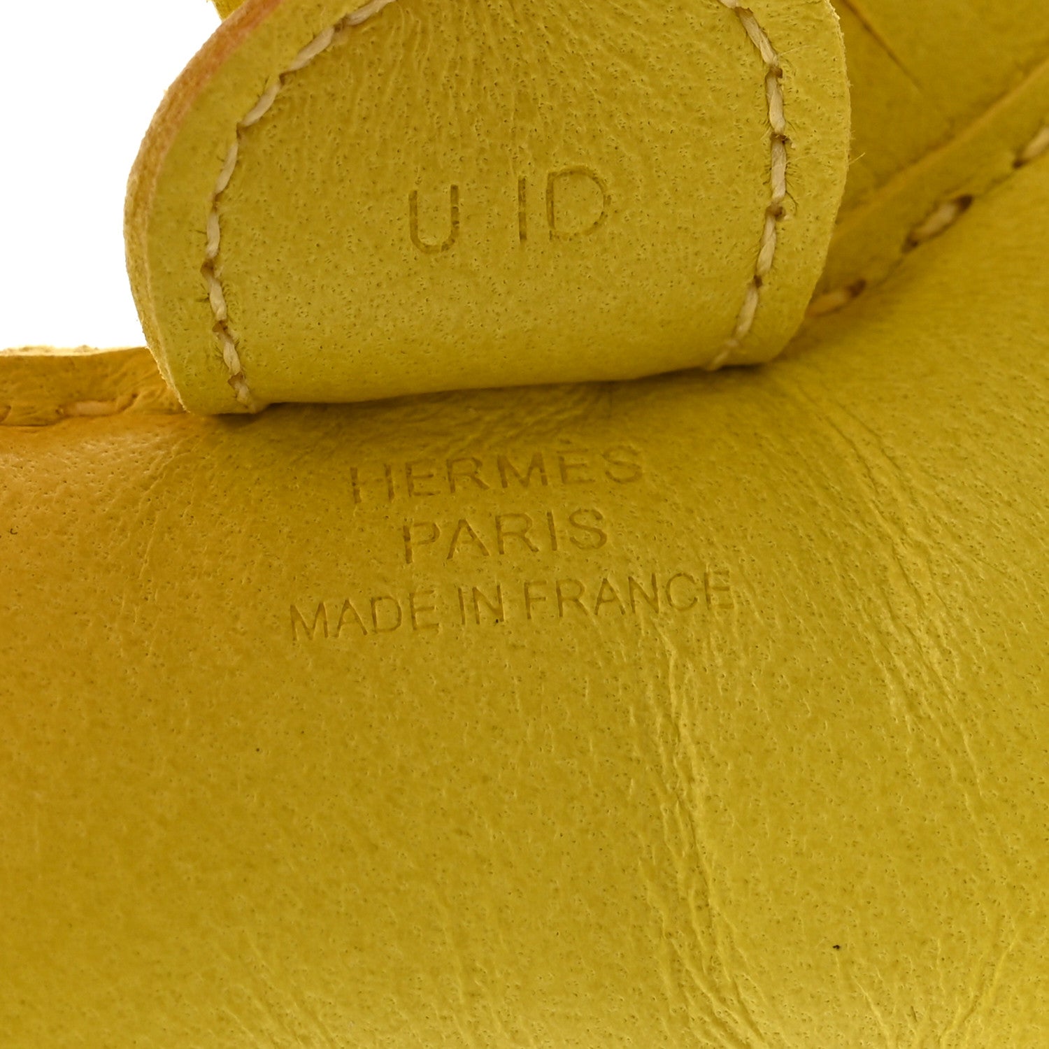 Hermes Milo Lambskin Grigri Rodeo Horse Bag Charm PM Lime 3 of 4
