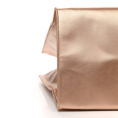 Telfar Metallic Vegan Leather Large Shopping Bag 9 of 10
