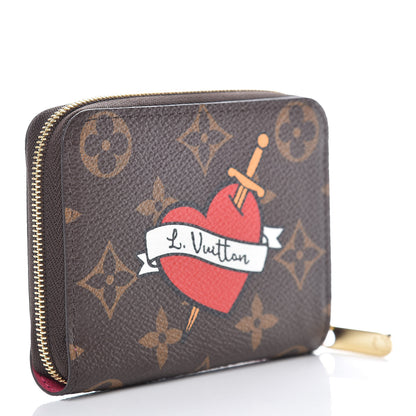 Louis Vuitton Monogram Travel Stickers Zippy Coin Purse 3 of 10
