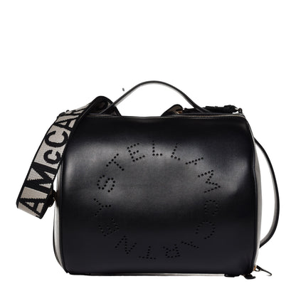 Stella McCartney Eco Alter Nappa Perforated Logo Mini Bag Black 1 of 4