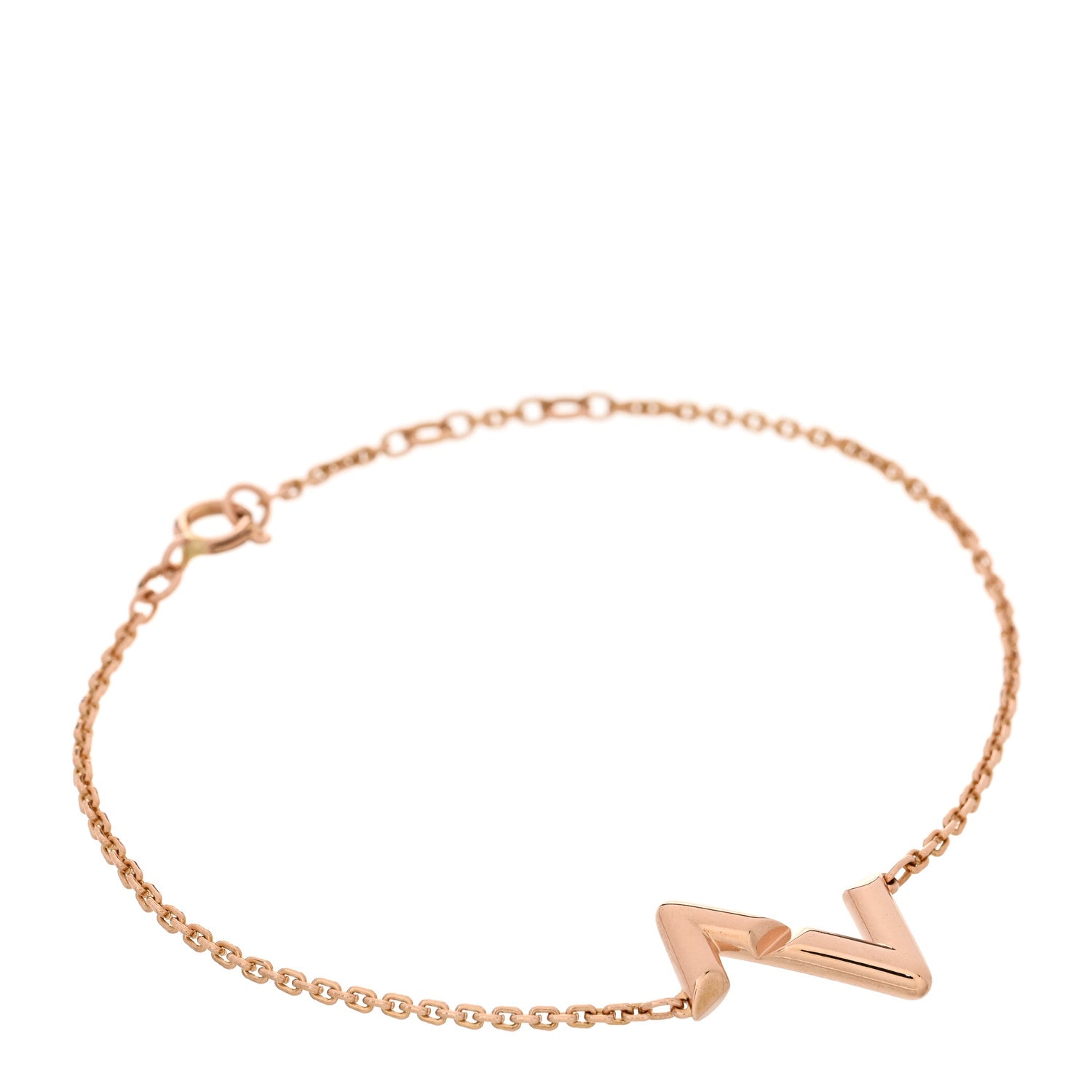 Louis Vuitton 18K Pink Gold Volt Upside Down Chain Bracelet 1 of 3