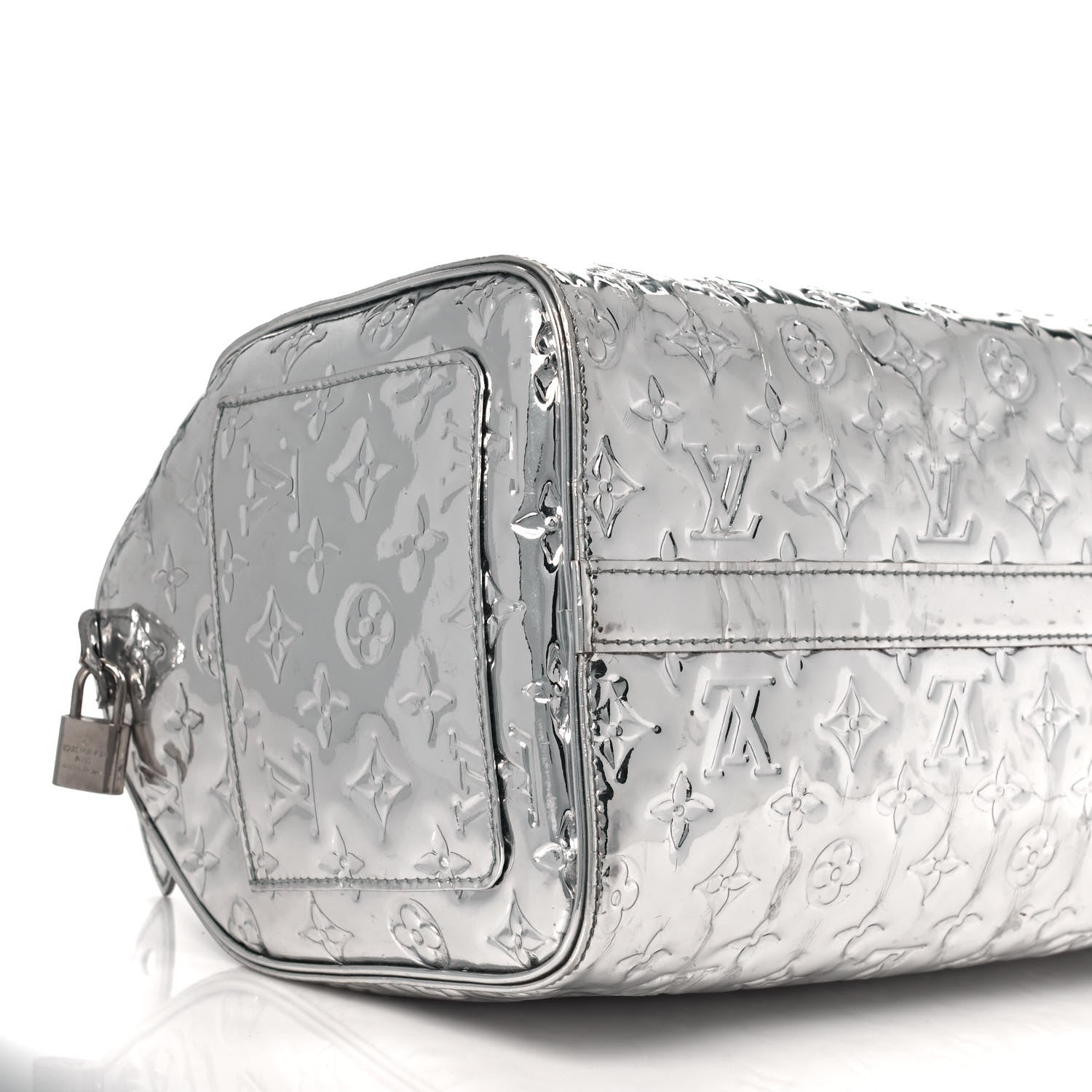 Louis Vuitton Monogram Miroir Speedy 30 Silver 7 of 8