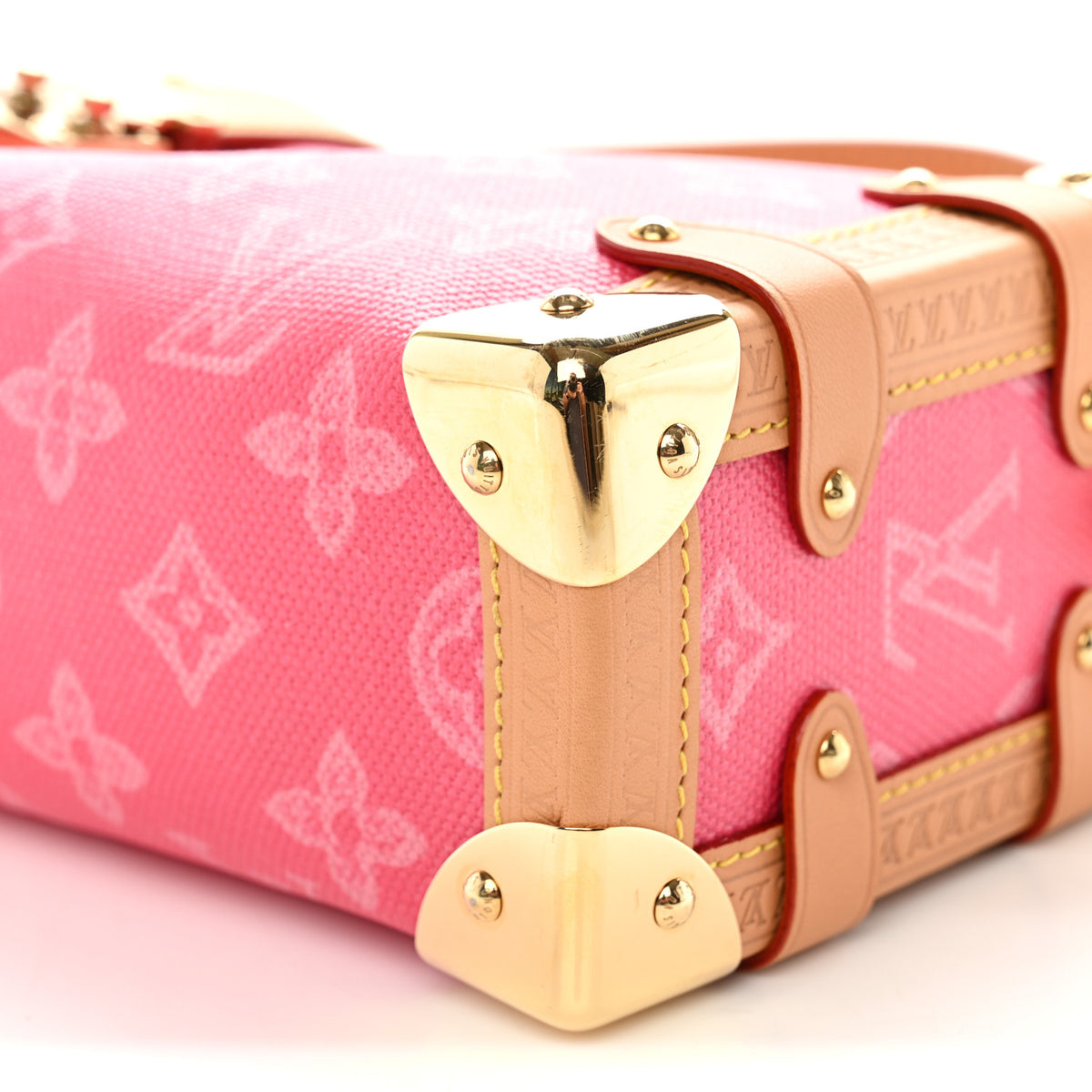 Louis Vuitton Canvas Monogram Side Trunk PM Rose Ruban 9 of 10