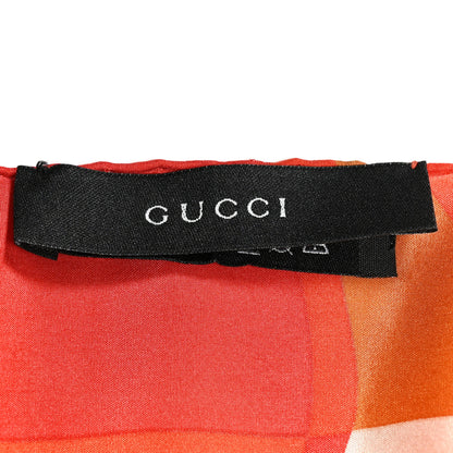 Gucci Silk Twill Floral Square Scarf Multicolor 3 of 5