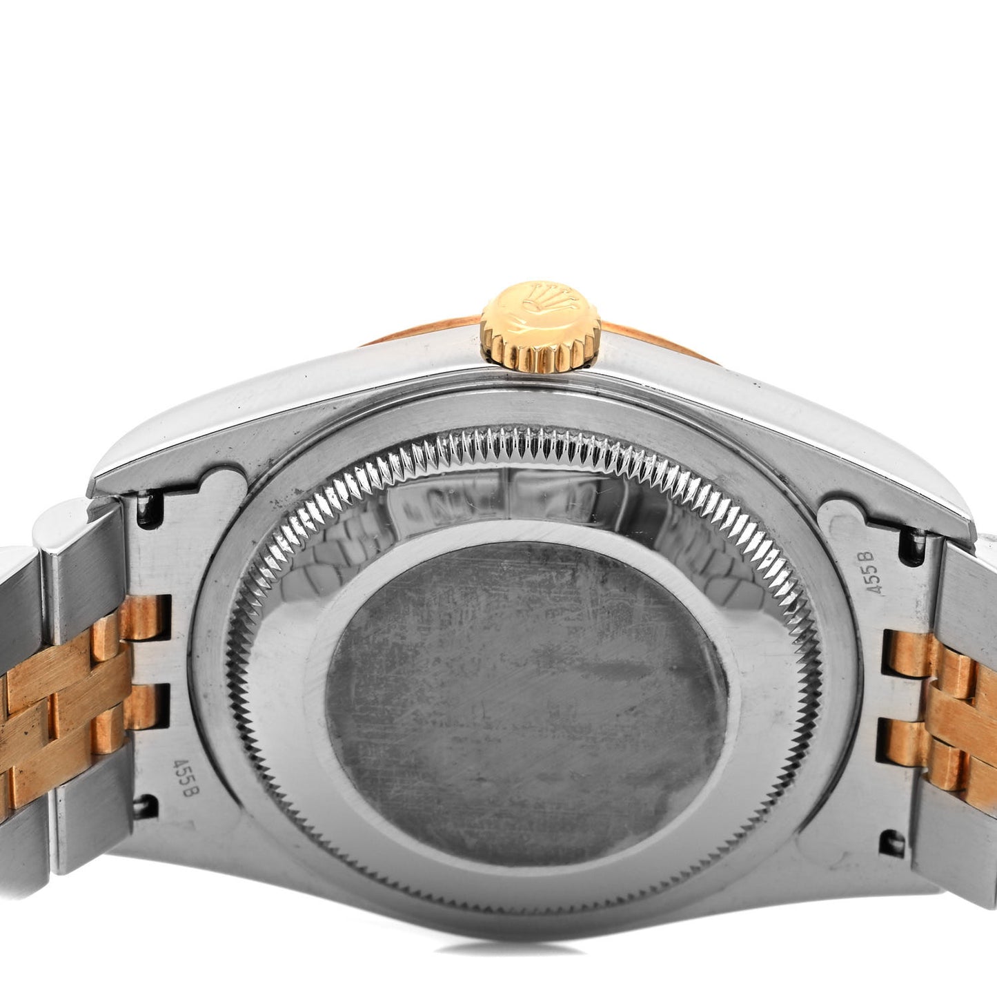 Stainless Steel 18K Yellow Gold Diamond 36mm Oyster Perpetual Datejust Watch Champagne 16233
