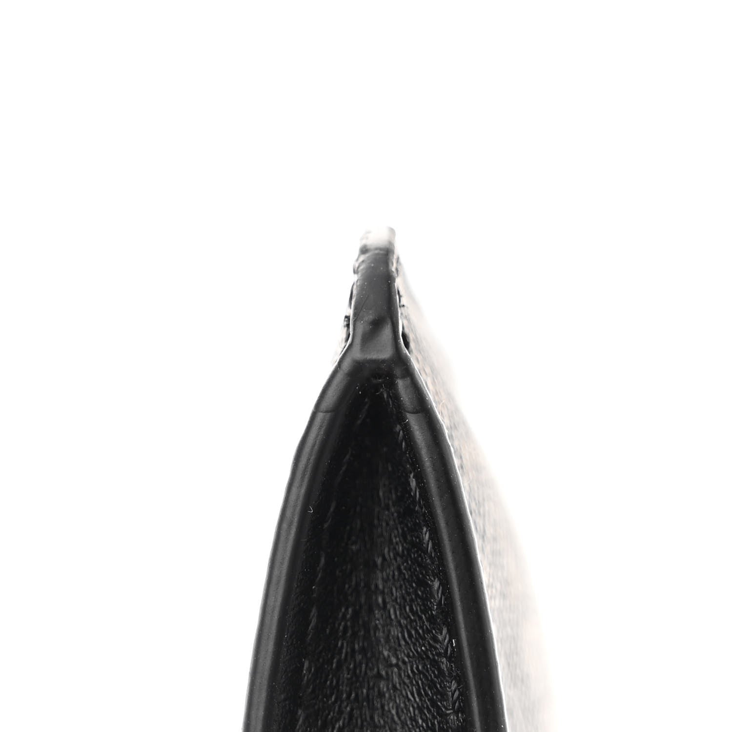 Celine Triomphe Canvas Lambskin Phone Pouch With Flap Black 11 of 11