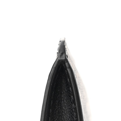 Celine Triomphe Canvas Lambskin Phone Pouch With Flap Black 11 of 11
