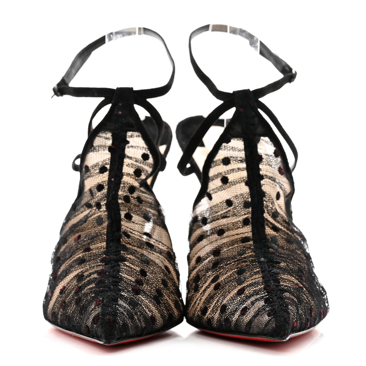 Tulle Suede Acide Lace 100 Pumps 39 Black