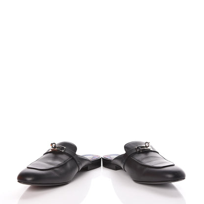 Hermes Calfskin Oz Mules 41 Black 6 of 16