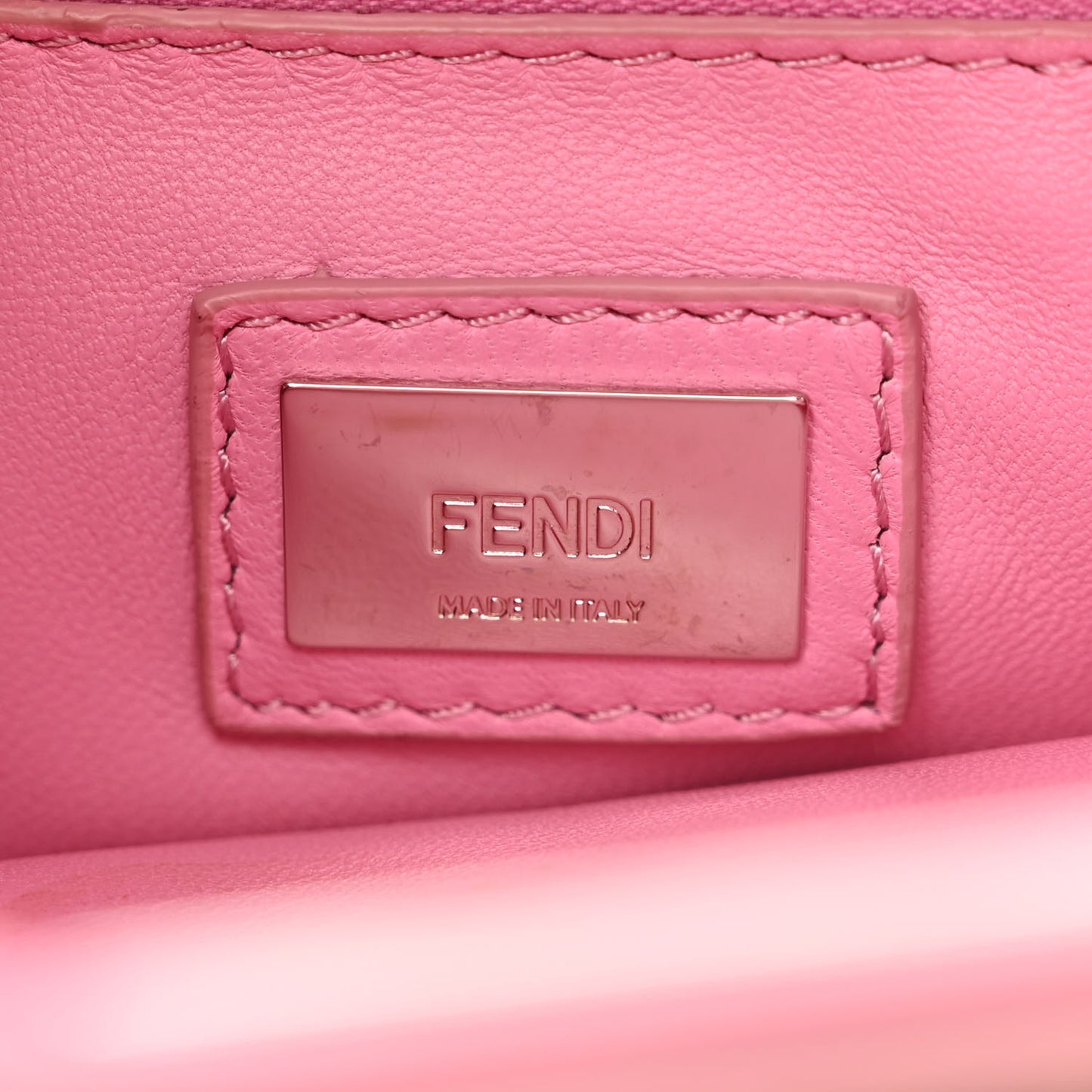 Shearling Nappa Mini Peekaboo Iconic Satchel Lollypop