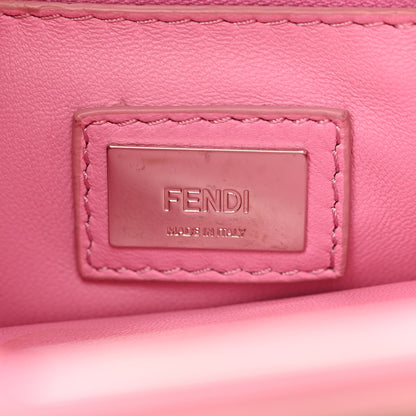 Fendi Shearling Nappa Mini Peekaboo Iconic Satchel Lollypop 7 of 14