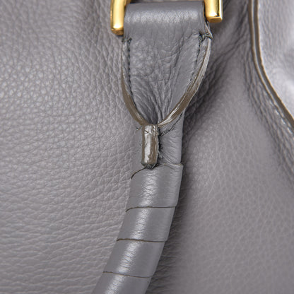 Chloe Calfskin Medium Marcie Satchel Cashmere Grey 16 of 18