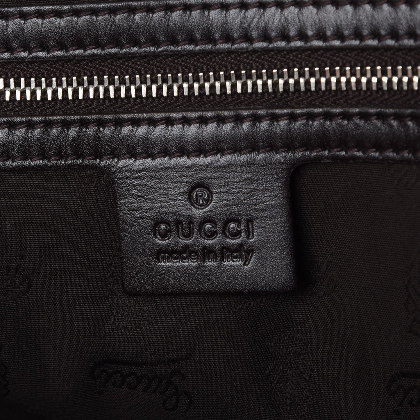 Monogram Medium Twins Tote Dark Brown
