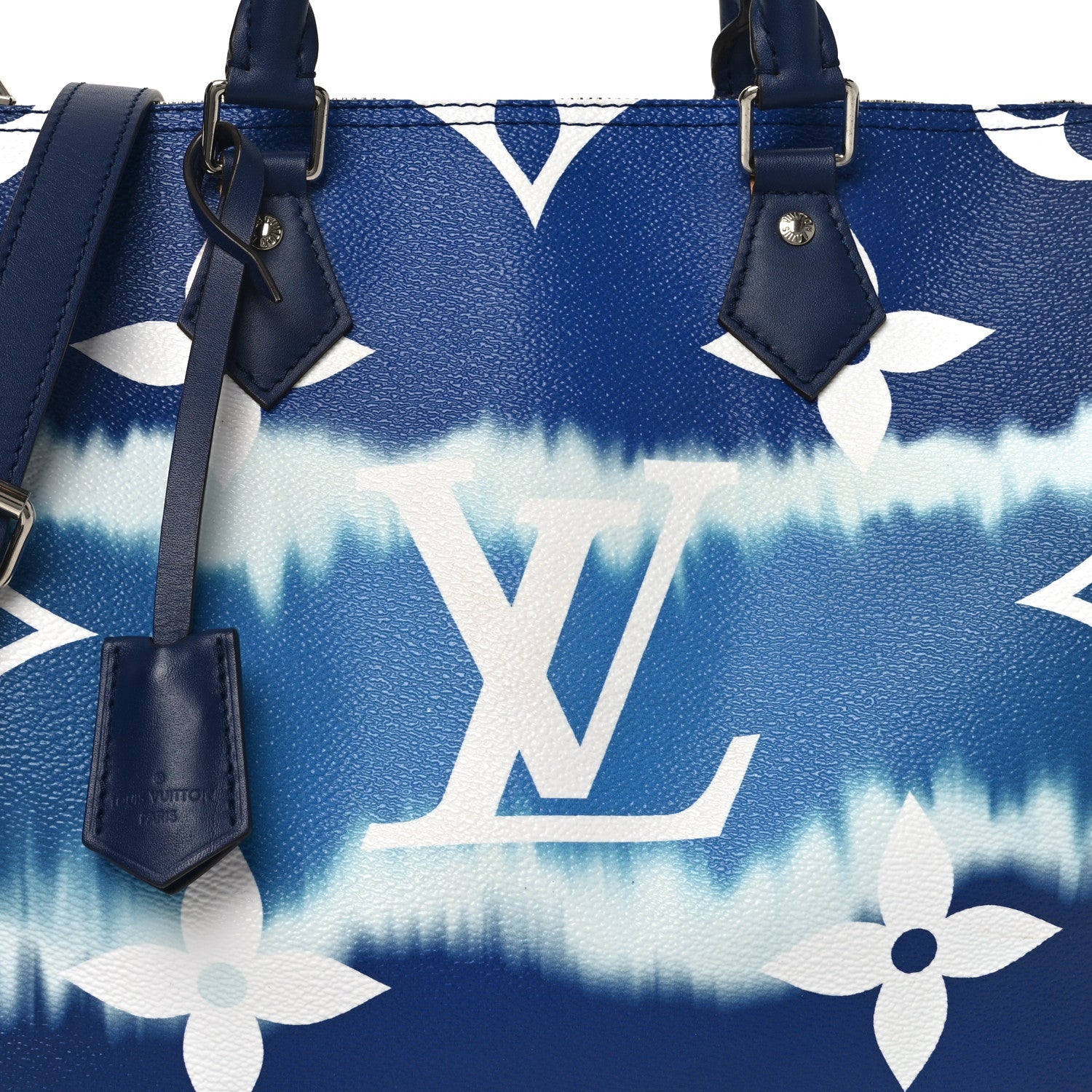 Louis Vuitton Monogram Escale Speedy Bandouliere 30 Blue 7 of 9