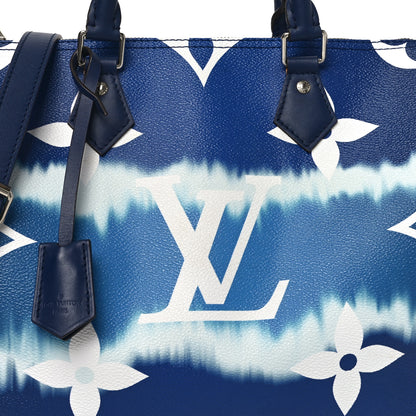 Louis Vuitton Monogram Escale Speedy Bandouliere 30 Blue 7 of 9