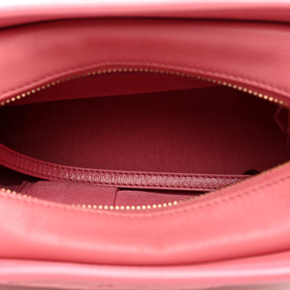 Chanel Aged Calfskin Quilted Small Gabrielle Logo Hobo Rose 5 of 9
