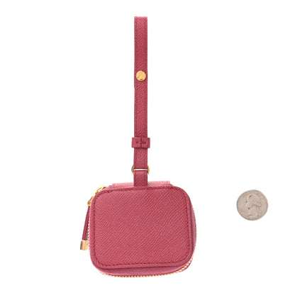 Christian Dior Grained Calfskin 30 Montaigne Airpods Case Pink 2 of 5