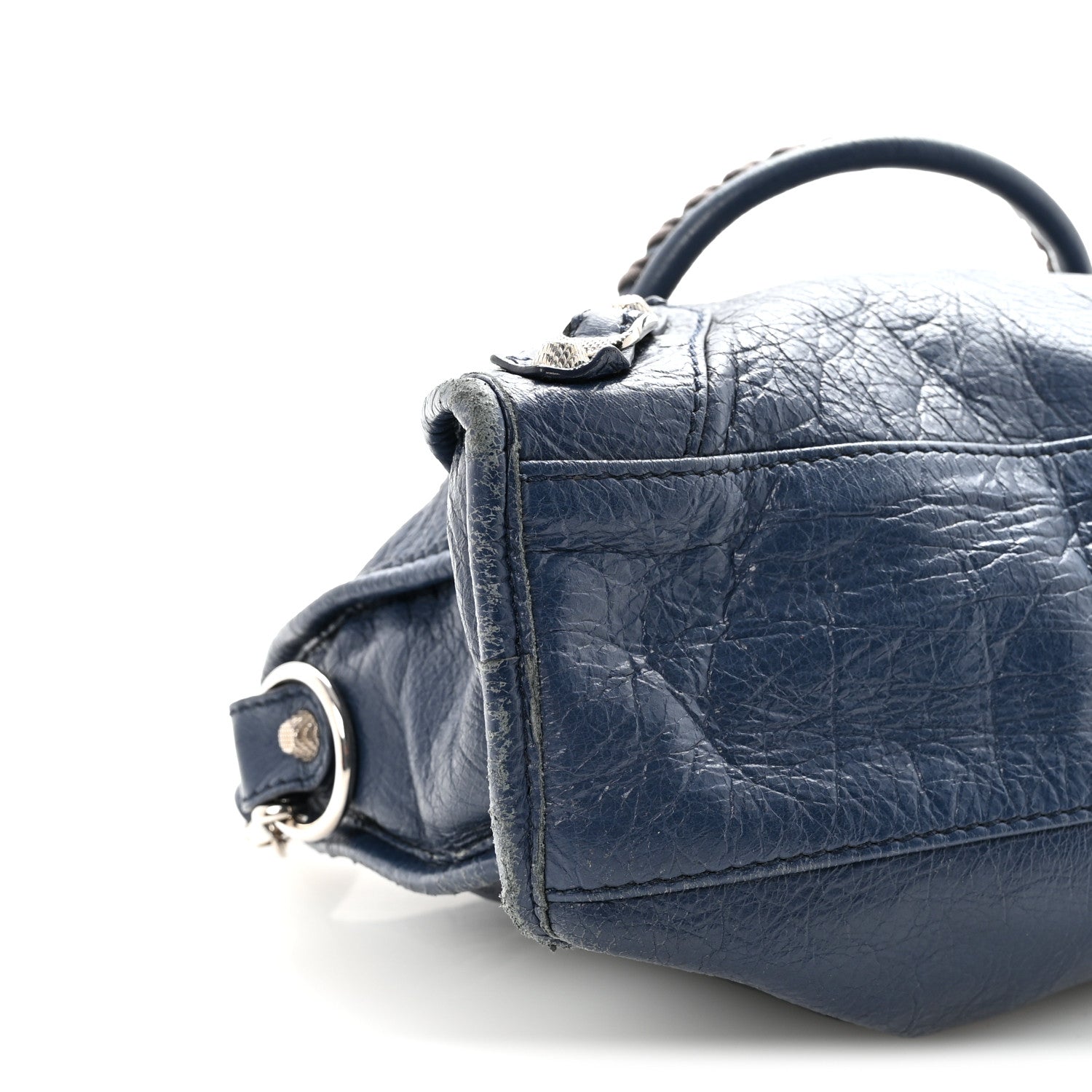Balenciaga Agneau Giant 12 Silver Hardware S City Bleu Roi 9 of 10