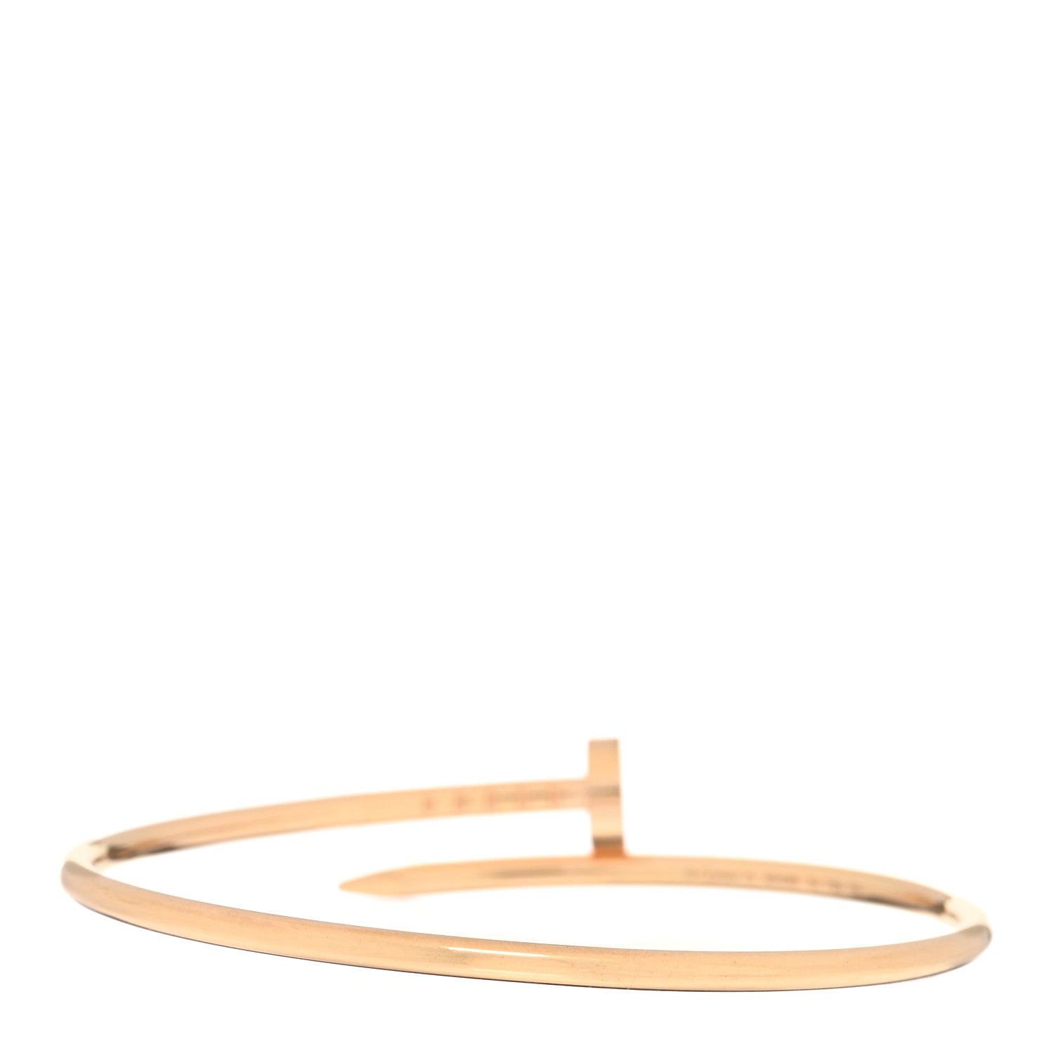Cartier 18K Pink Gold Small Juste Un Clou Bracelet 15 2 of 4