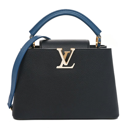 Louis Vuitton Taurillon Capucines BB Black General Blue 1 of 9