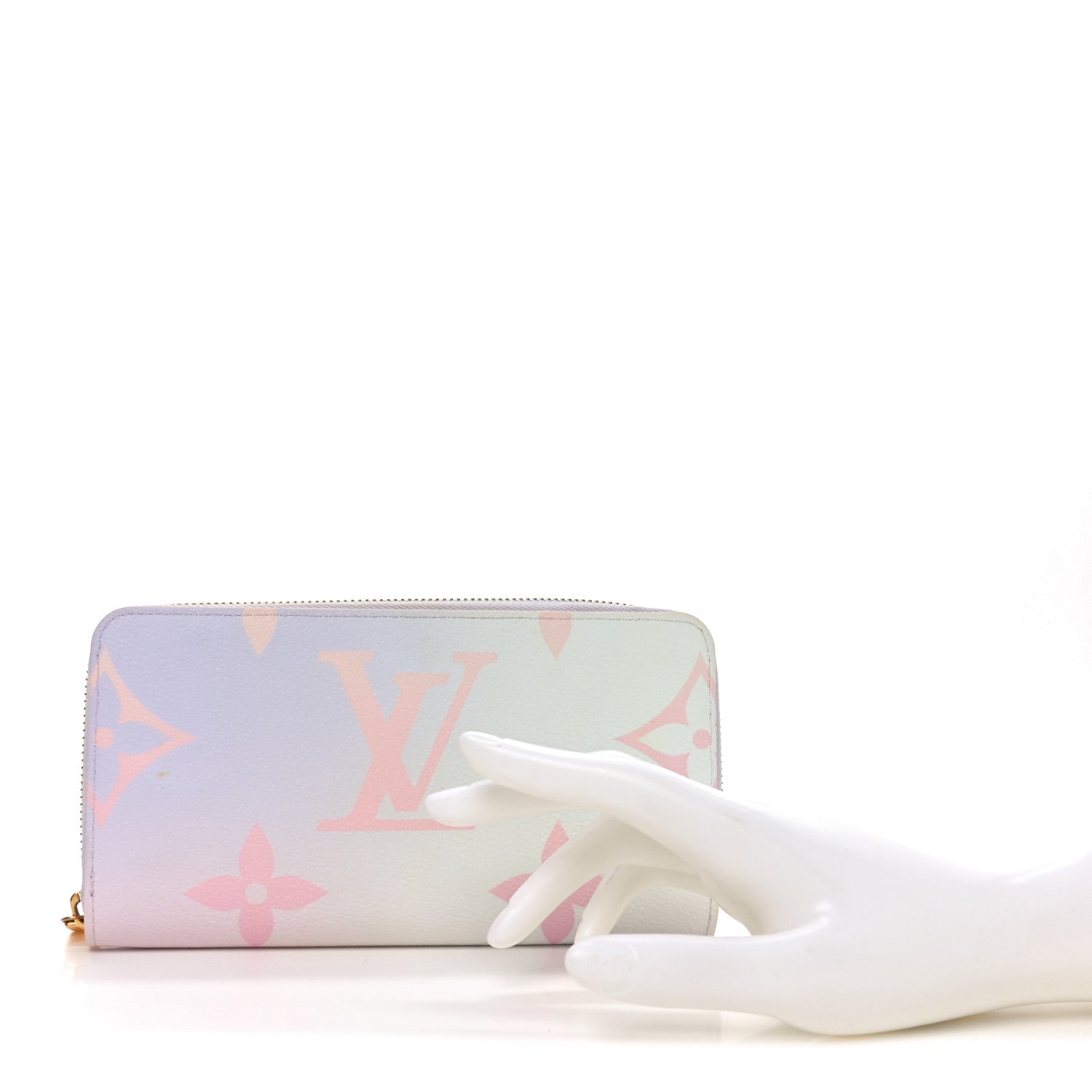 Louis Vuitton Monogram Giant Spring In The City Zippy Wallet Sunrise Pastel 2 of 7