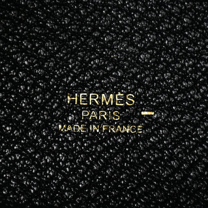 Hermes Lizard Embroidered Stromboli Black 6 of 10