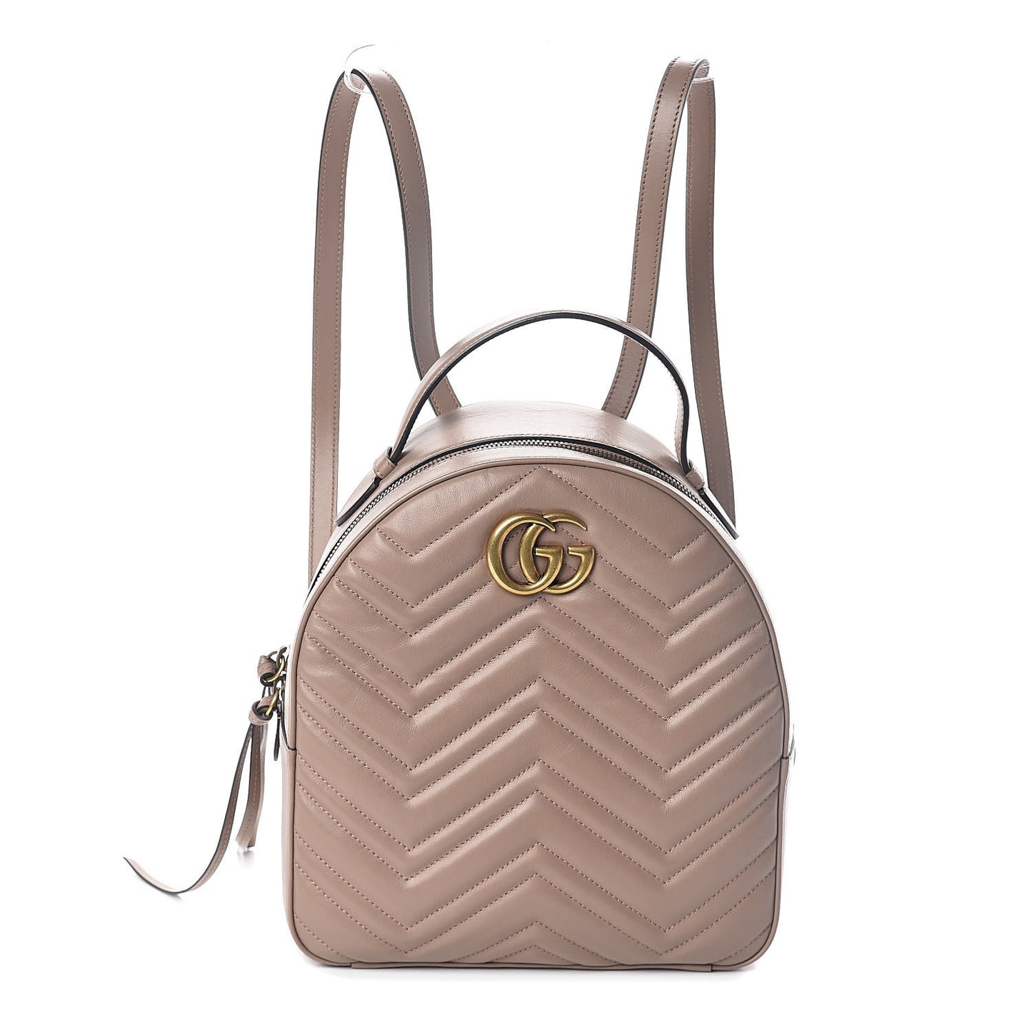 Calfskin Matelasse GG Marmont Backpack Porcelain Rose