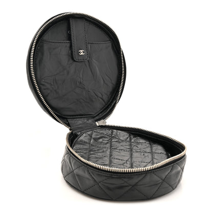 Chanel Aged Calfskin Quilted Belt Waist Bag  Black 5 of 9
