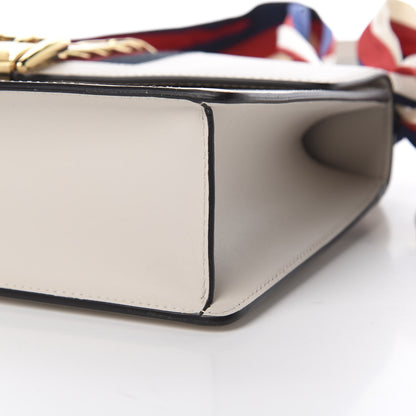 Gucci Calfskin Small Sylvie Shoulder Bag Off White 11 of 12