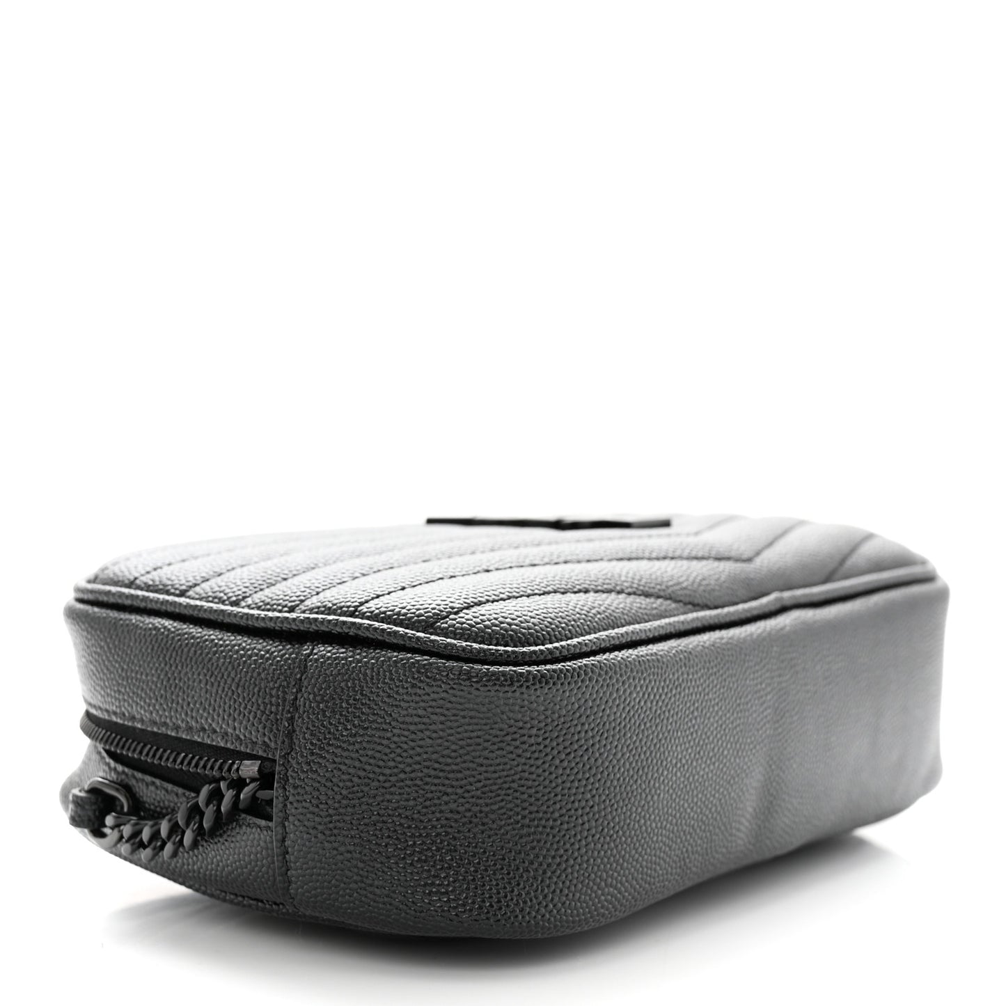 Grain De Poudre Matelasse Monochrome Monogram Mini Lou Camera Bag Black