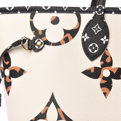Louis Vuitton Monogram Giant Jungle Neverfull MM Ivory 11 of 11