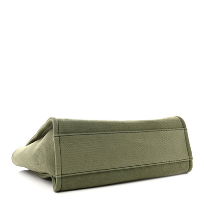 Chanel Mixed Fibers Small Deauville Tote Green 5 of 11