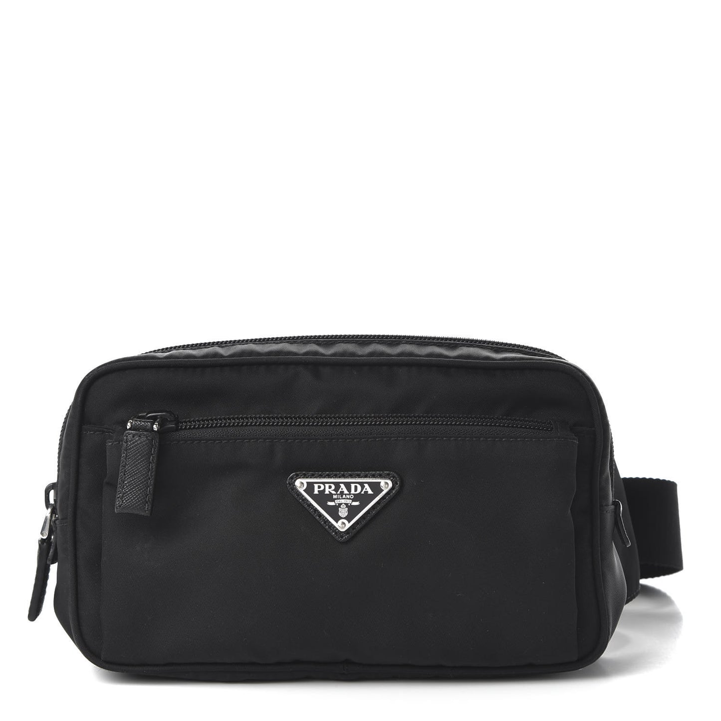 Tessuto Nylon Montagna Belt Bag Black