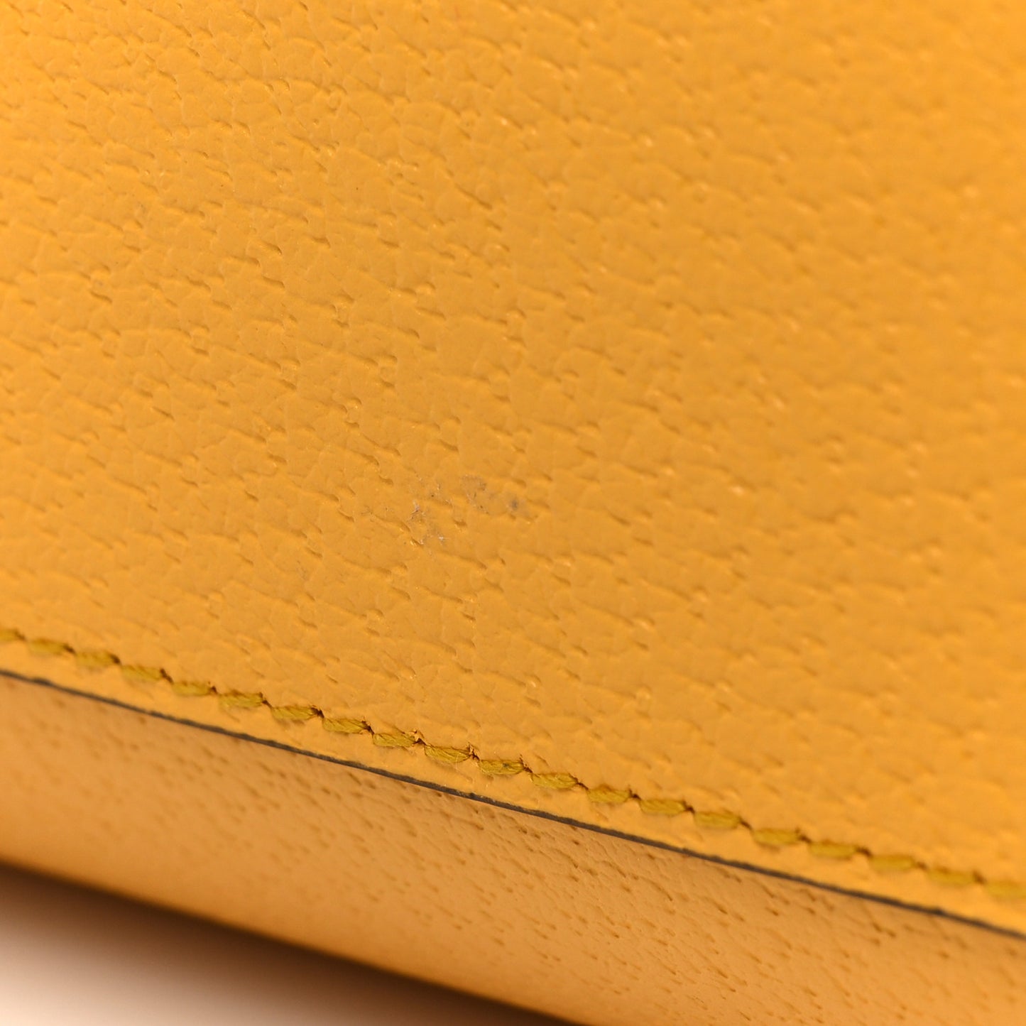 Textured Dollar Calfskin Web Small Diana Tote Bag Yellow Dusty Azure