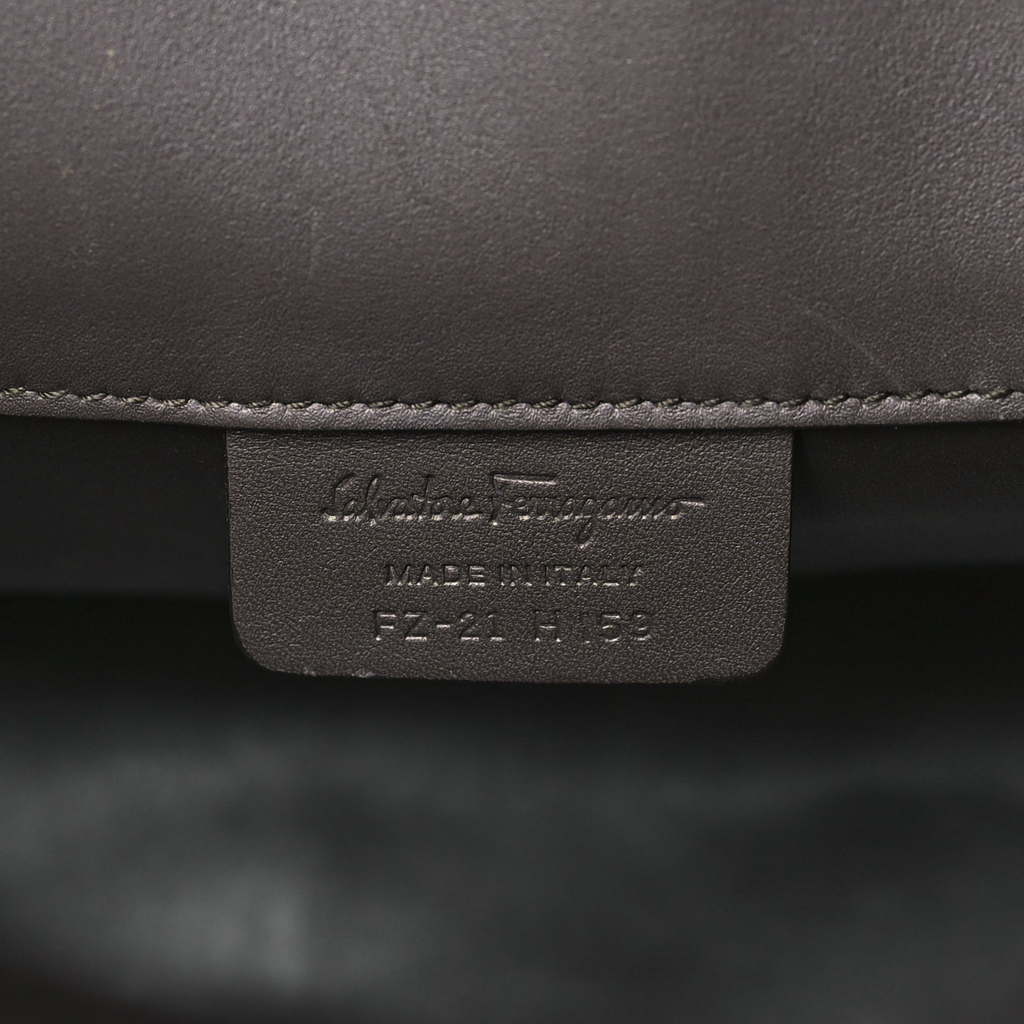 Calfskin Studio Bag Caraway Seed