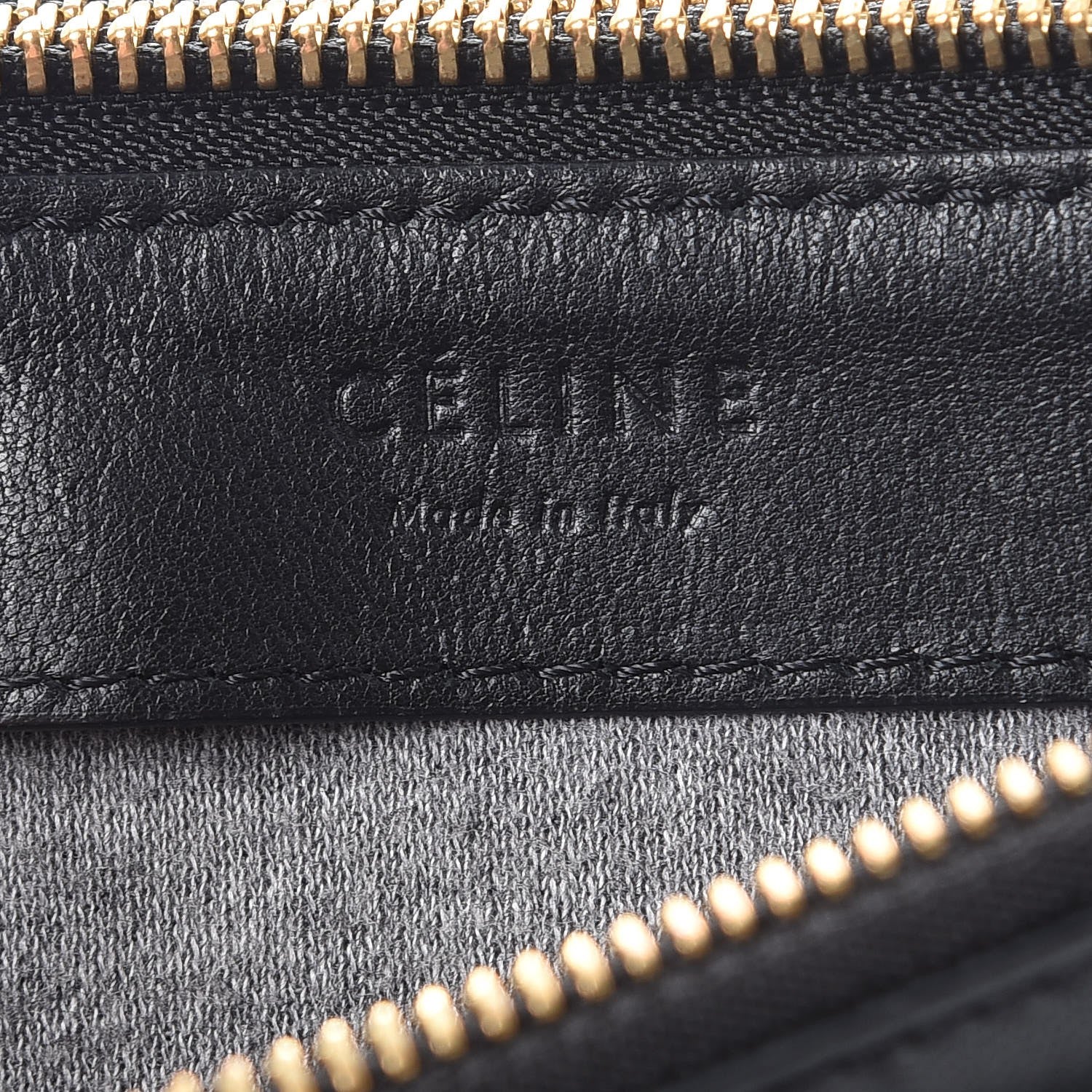 Celine Lambskin Small Trio Crossbody Bag Black 9 of 14
