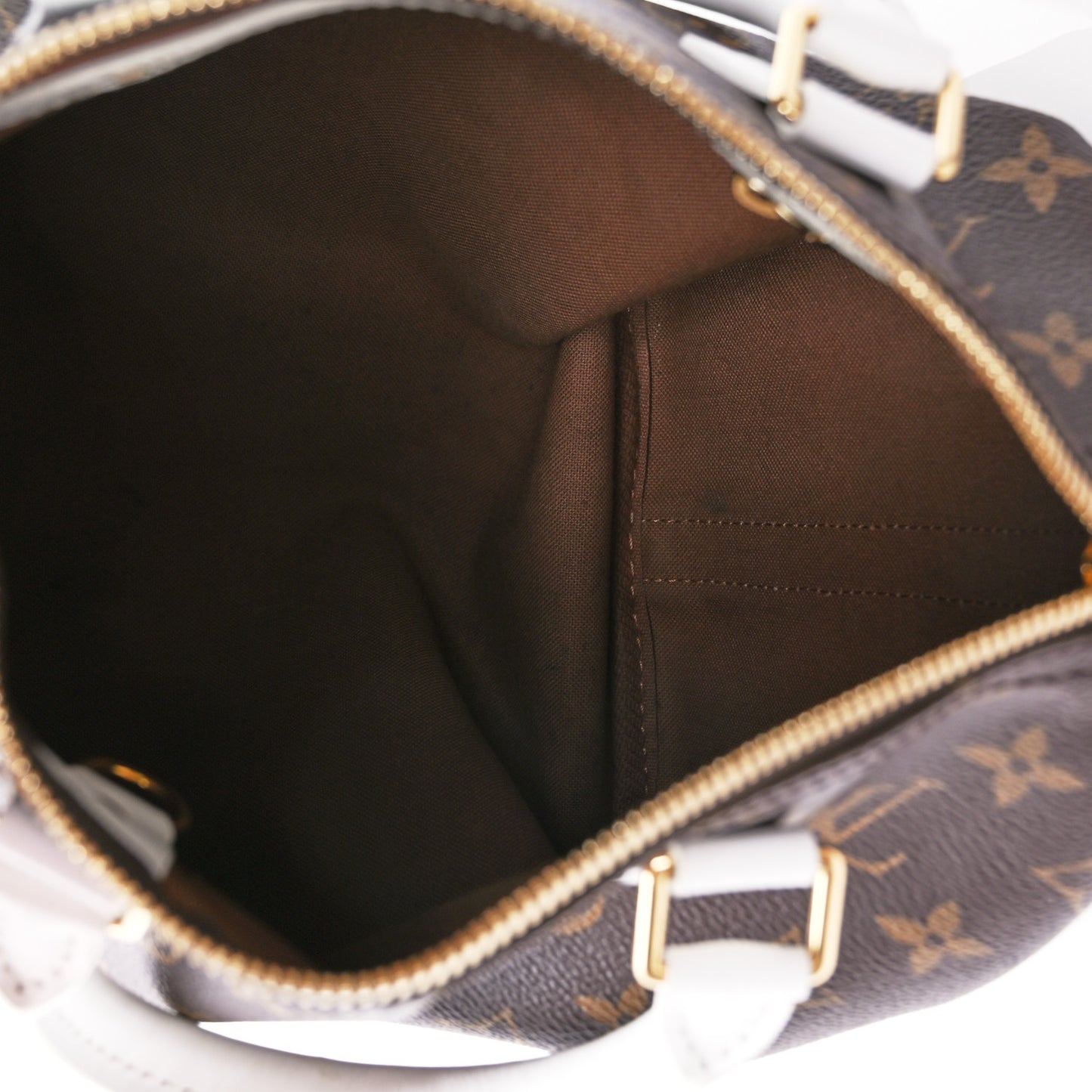 Monogram LV Match Speedy Bandouliere 25 White
