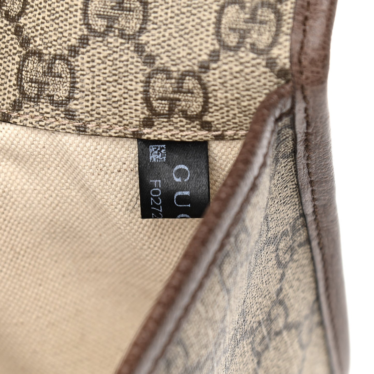 GG Supreme Monogram Neo Vintage Web Belt Bag Brown