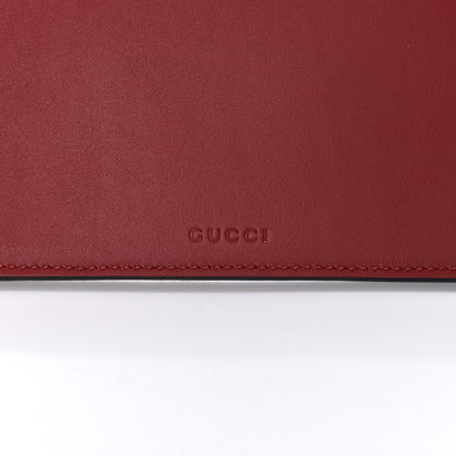Gucci GG Supreme Monogram Blooms Small Zip Pouch Beige Blue Hibiscus Red 8 of 8