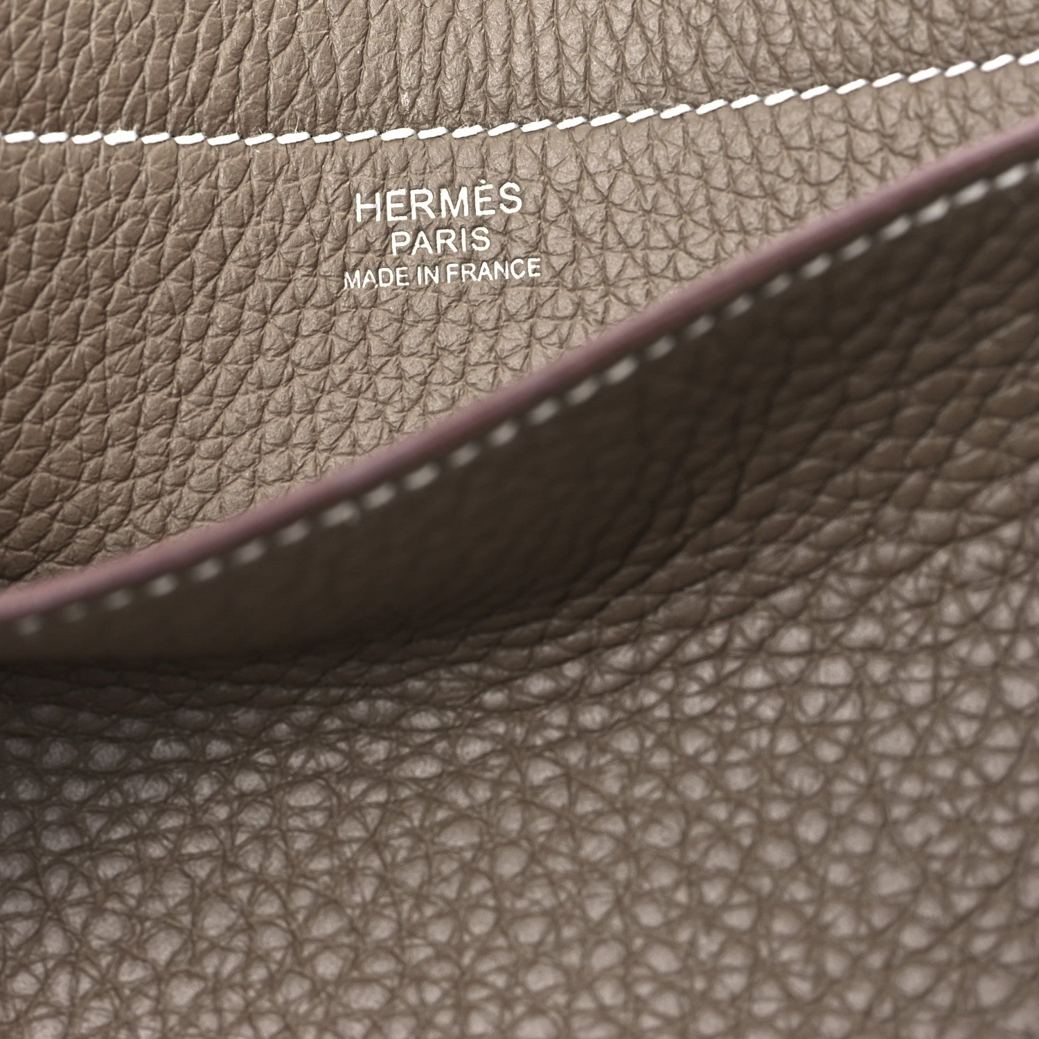 Hermes Taurillon Clemence Cabasellier 31 Etoupe 6 of 13