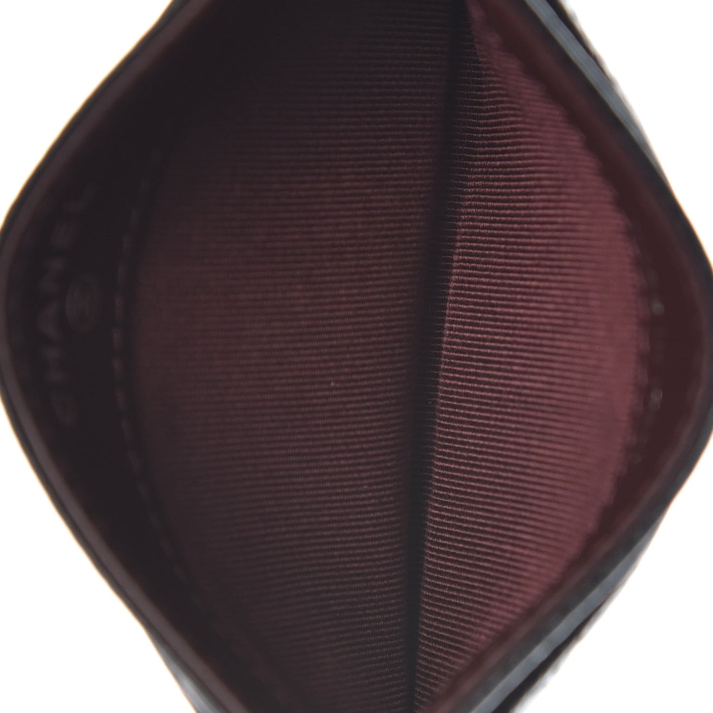 Caviar Quilted Card Holder Black