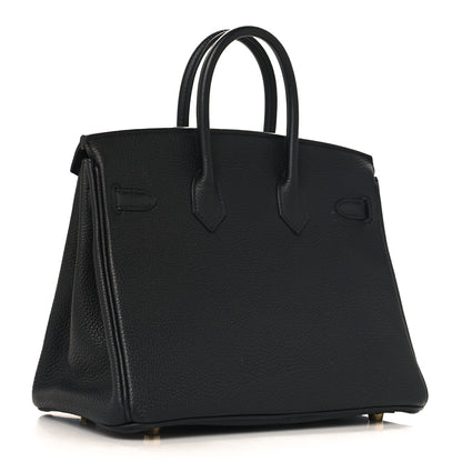 Hermes Togo Birkin 25 Black 2 of 14