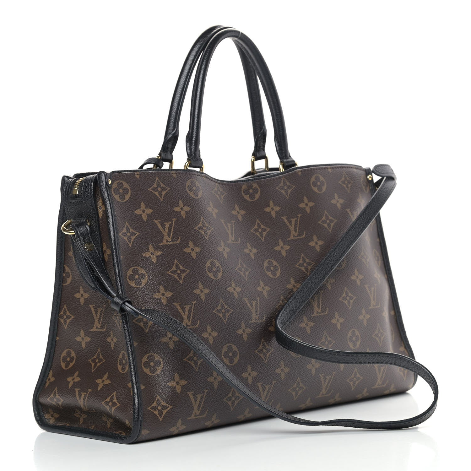 Louis Vuitton Monogram Popincourt MM Black 3 of 14