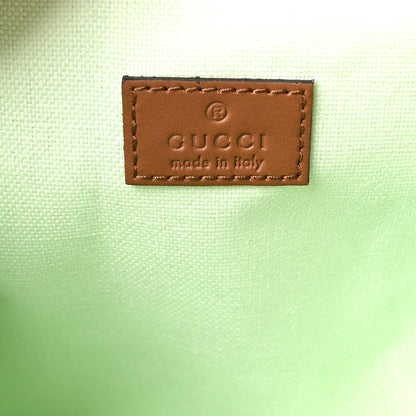 Gucci GG Supreme Web Mini GG Top Handle Bag Green Pink 6 of 10