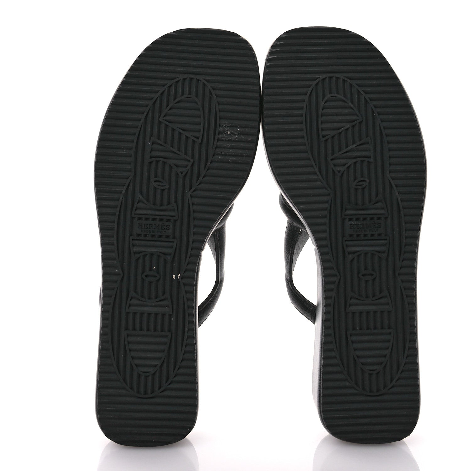 Hermes Nappa Gipsy Sandals 39 Black 6 of 9