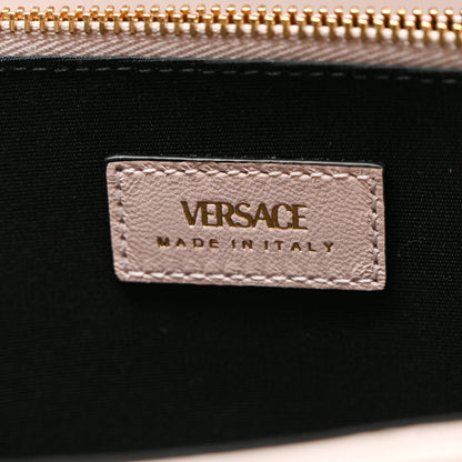 Versace Lambskin Quilted Medusa Wallet on Chain Crossbody Light Pink 6 of 10