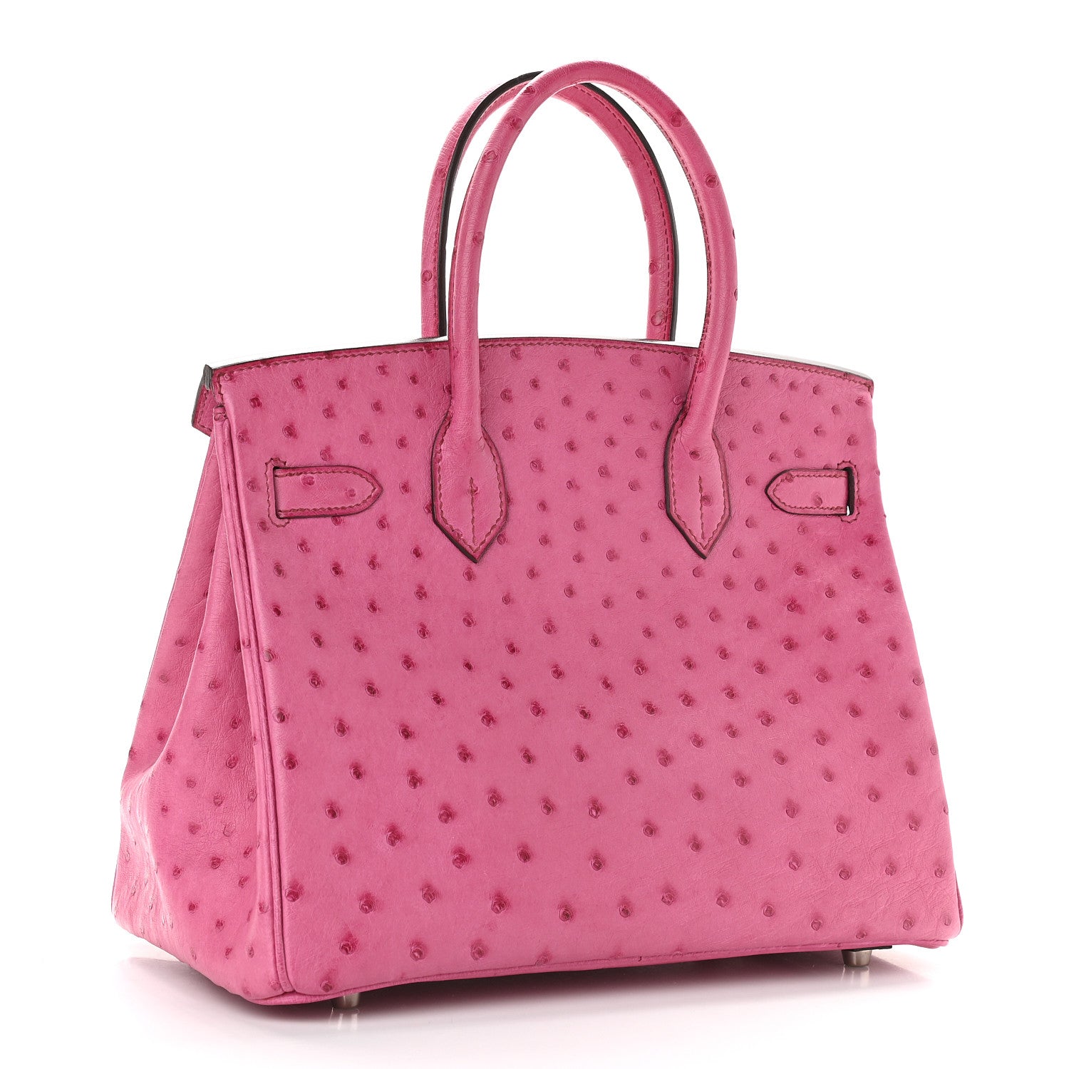 Hermes Ostrich Birkin 30 Fuchsia 2 of 9