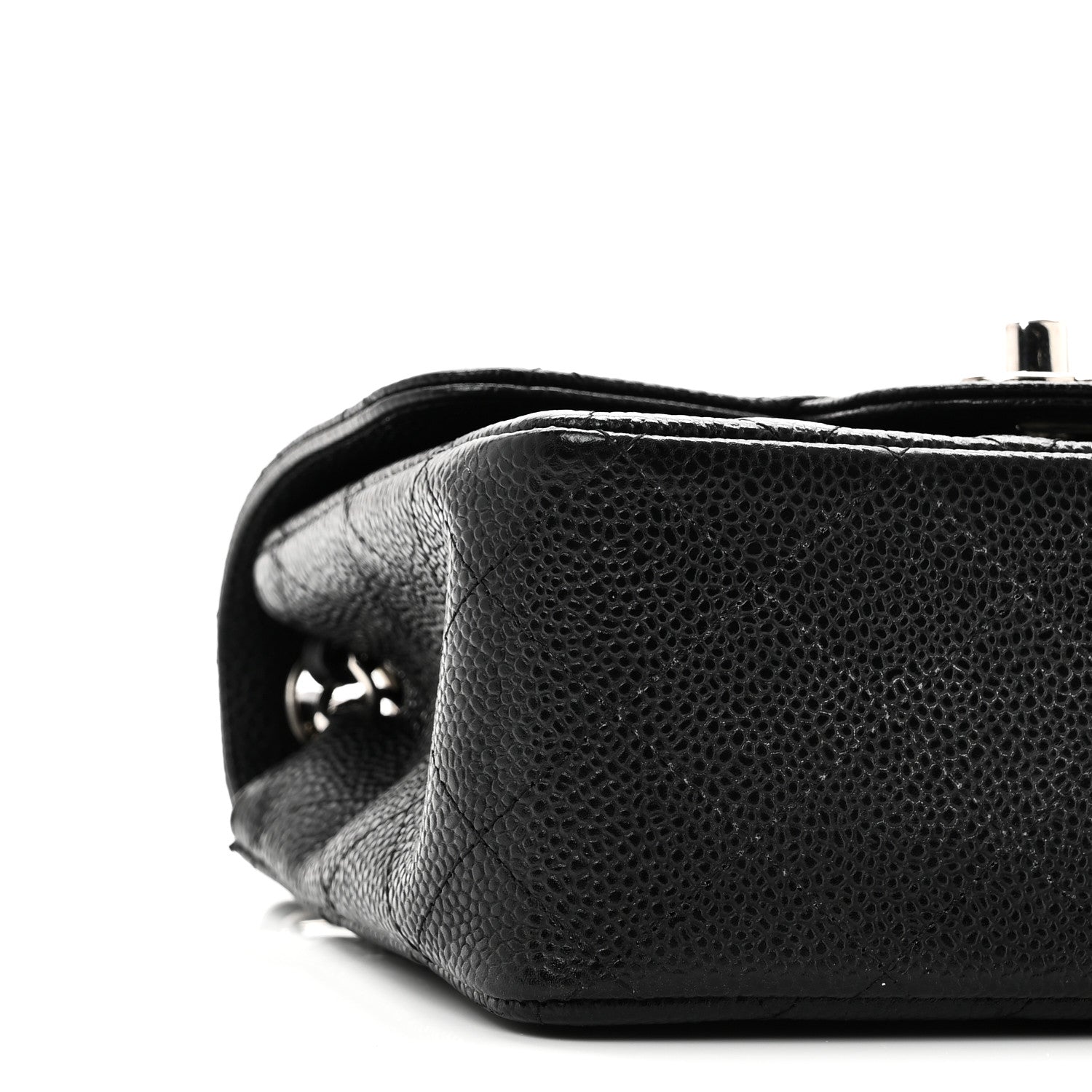 Chanel Caviar Quilted Mini Square Flap Black 9 of 10