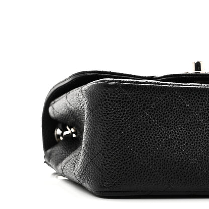 Chanel Caviar Quilted Mini Square Flap Black 9 of 10