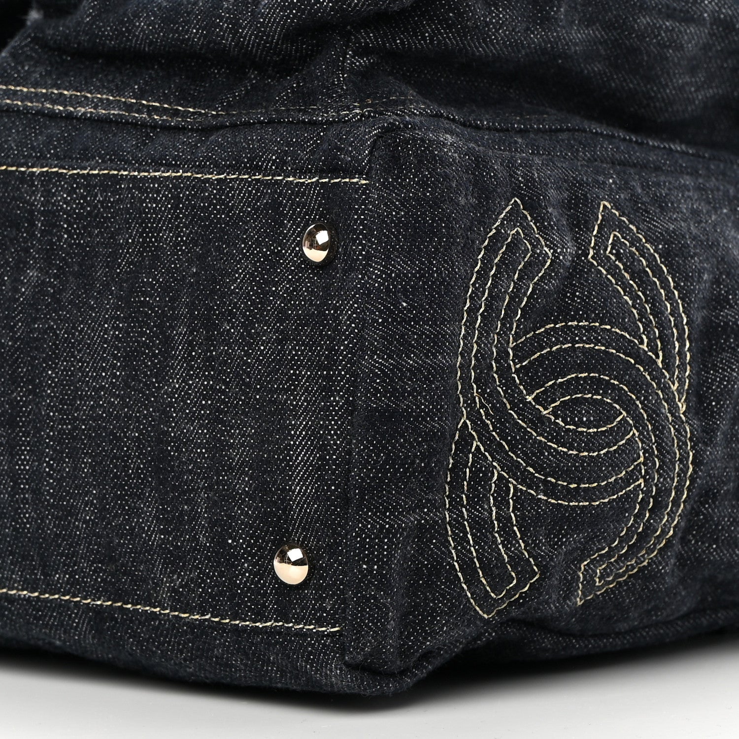 Chanel Denim CC Double Pocket Shoulder Bag 10 of 14